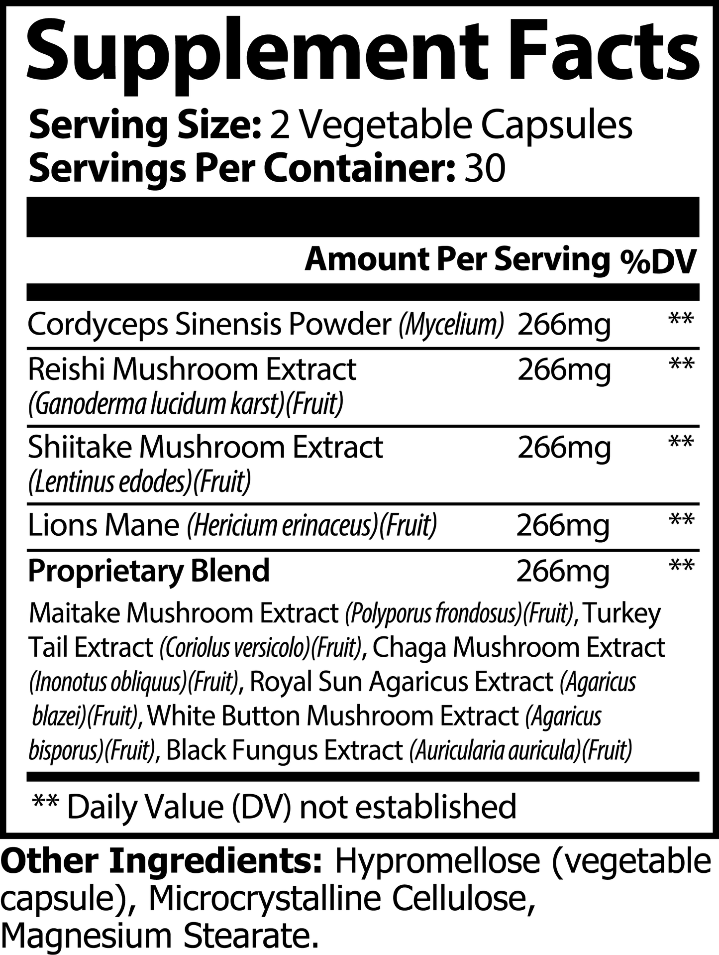 HER Mushroom 10X | Adaptogenic Super Mushroom Blend