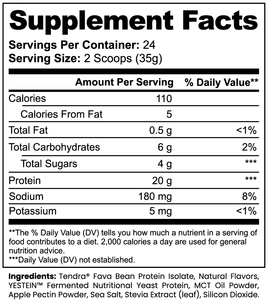 HER Plant Protein Vanilla | Plant-Based Nutrition Shake