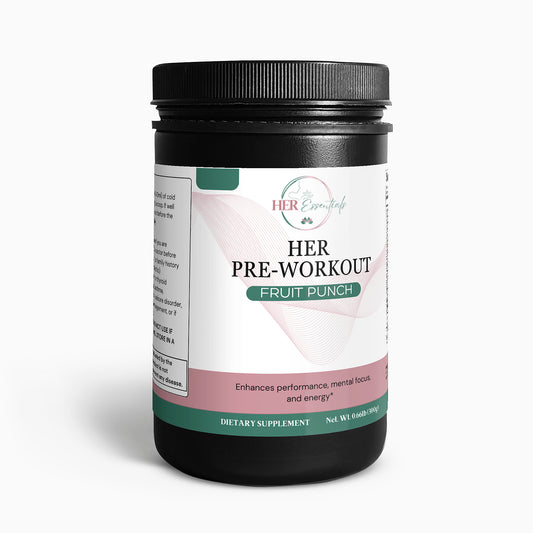 HER Pre-Workout Powder - Fruit Punch flavor