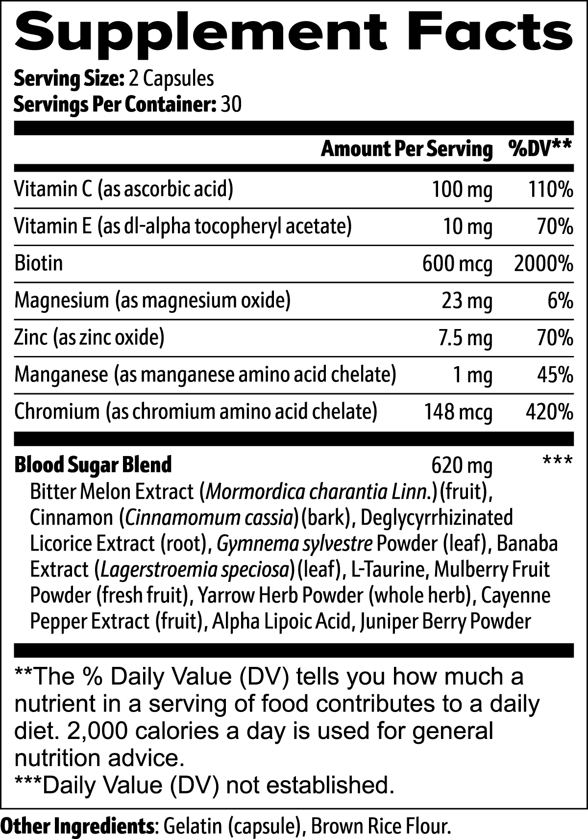 HER Blood Sugar Support